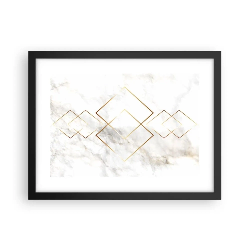 Pôster com moldura preta - Vista ao infinito - 40x30 cm