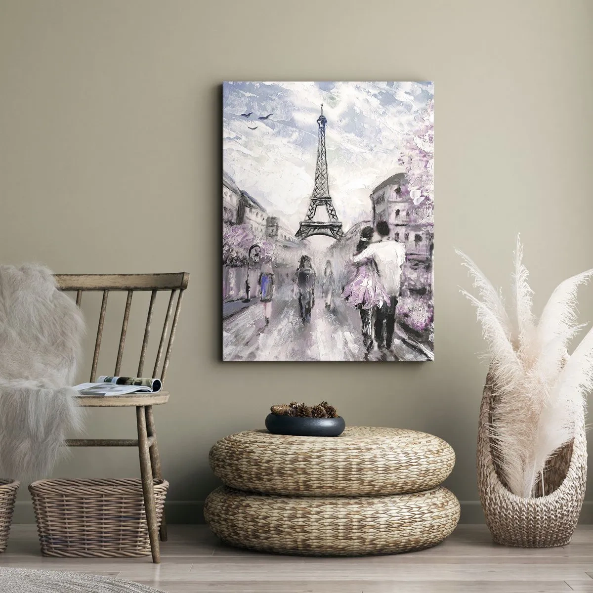 Quadro em tela - Como for se apaixonar, somente em... - 50x70 cm