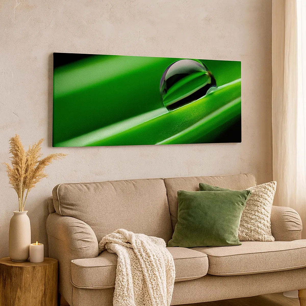 Quadro em tela - A vida de perto - 30x30 cm