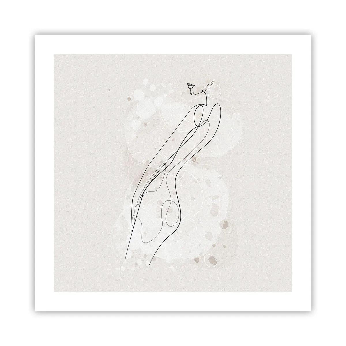 Pôster - Errar o olhar - 50x50 cm