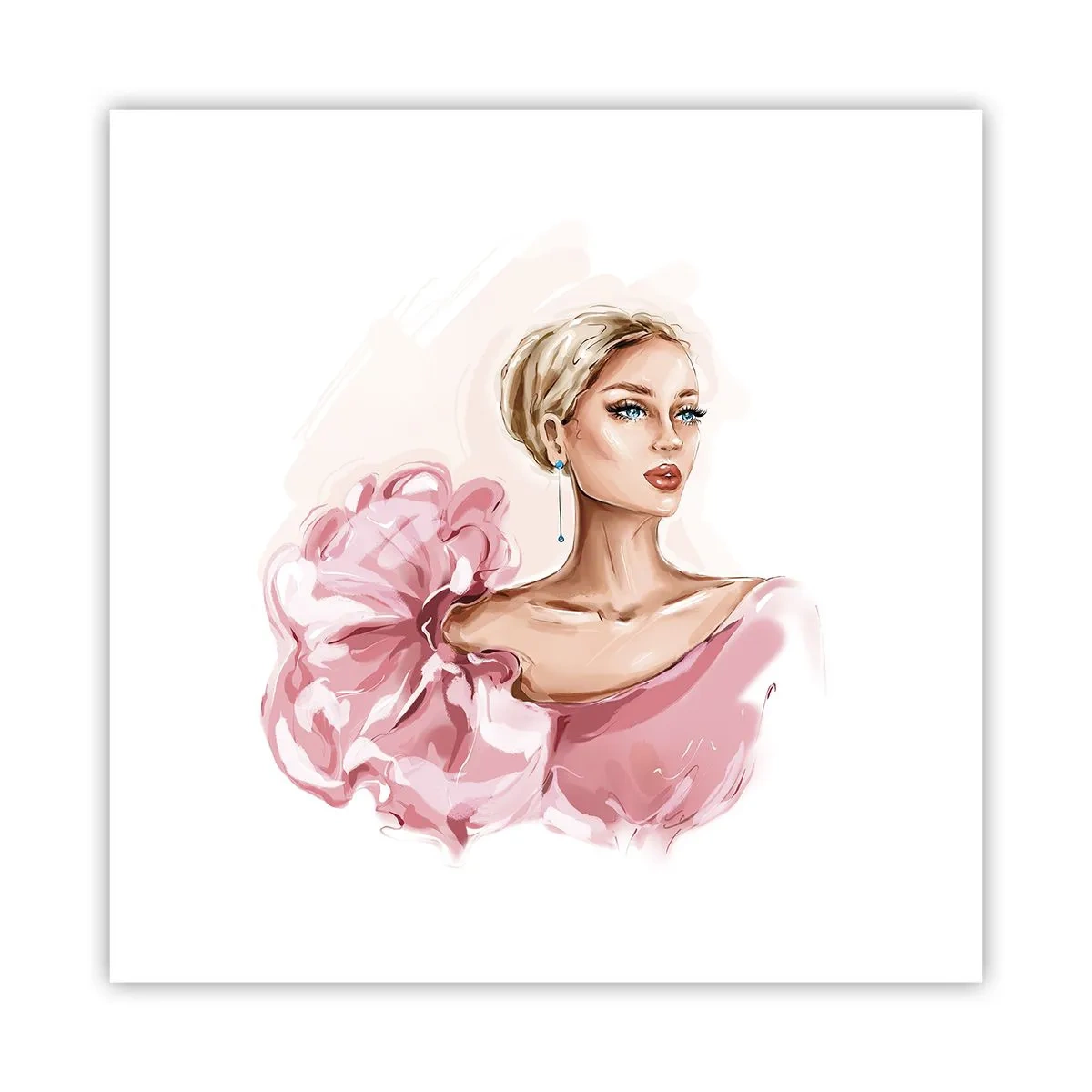 Pôster - Parece pintada... - 40x40 cm