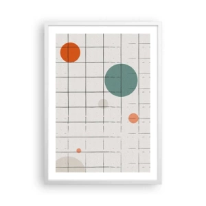 Pôster em moldura branca - Encurralado. Nós ou eles? - 50x70 cm