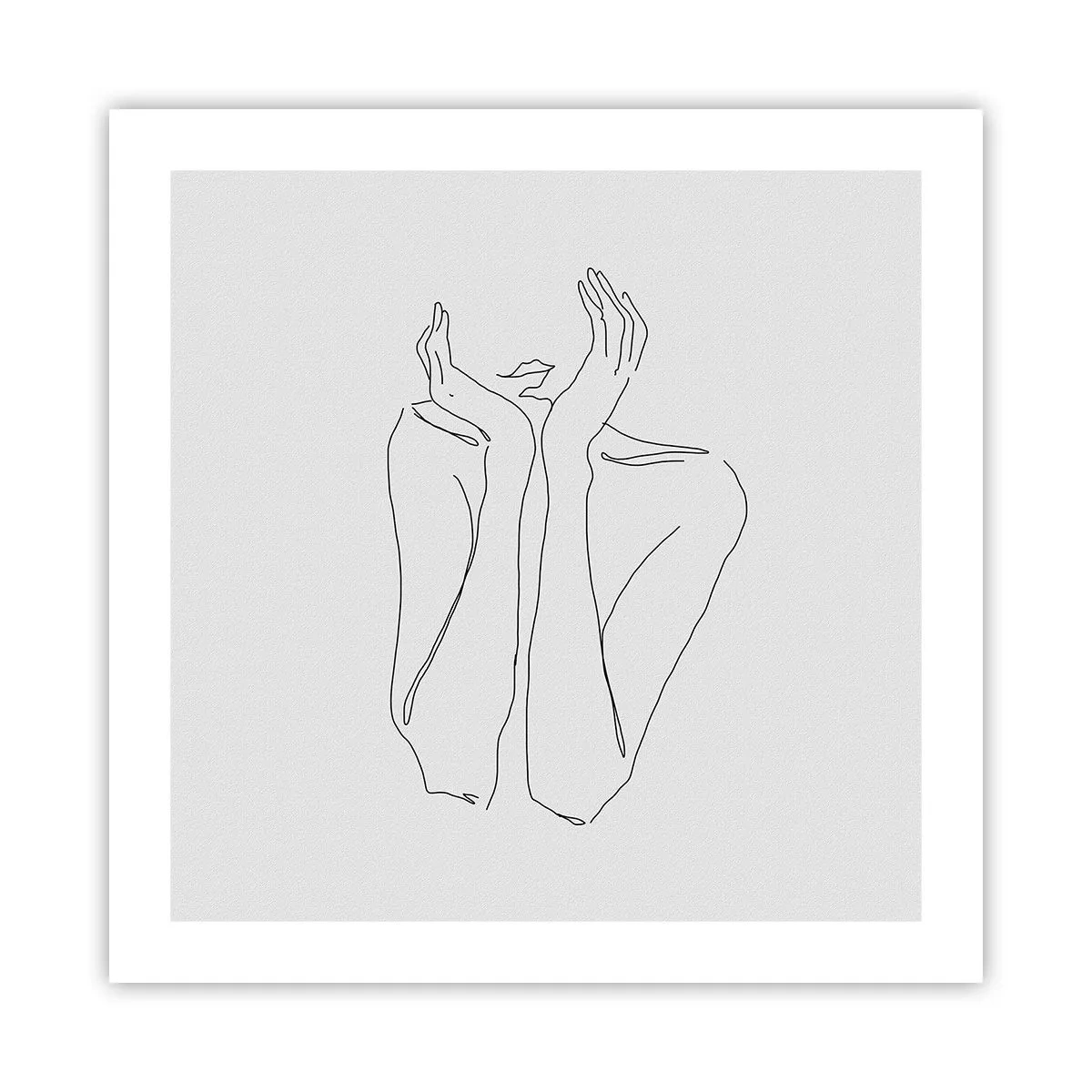 Pôster - Com o que sonham as meninas  - 50x50 cm