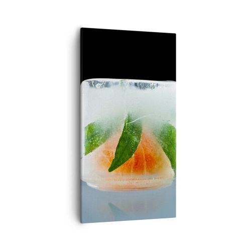 Quadro em tela - Frescor e refresco - 55x100 cm