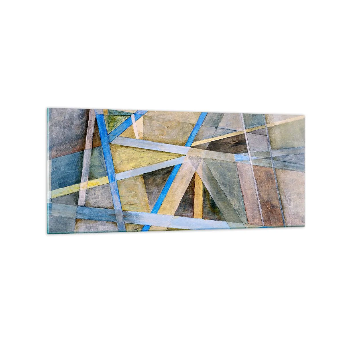 Quadro em vidro - Em linha reta ou na diagonal? - 120x50 cm