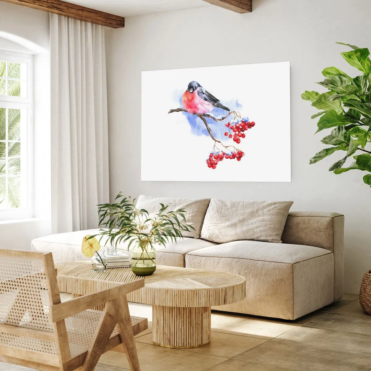 Pôster - Inverno a cores - 100x70 cm