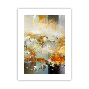Pôster - A galope através da luz - 30x40 cm