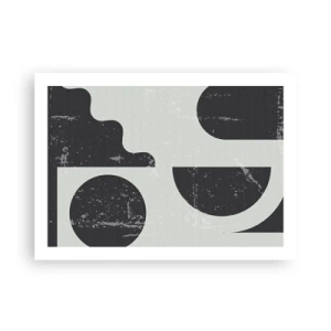 Pôster - Composição acima e abaixo - 70x50 cm