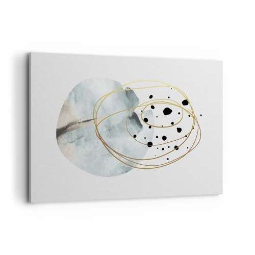 Quadro em tela - No abraço ao espaço - 100x70 cm