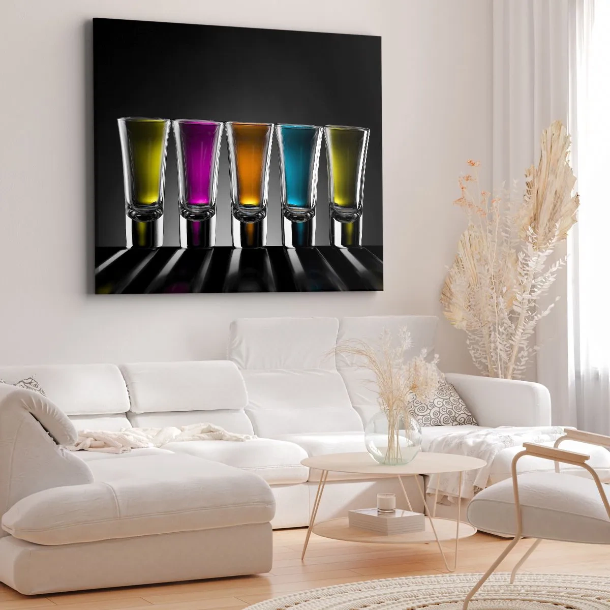 Quadro em tela - Tons da alegria - 120x80 cm