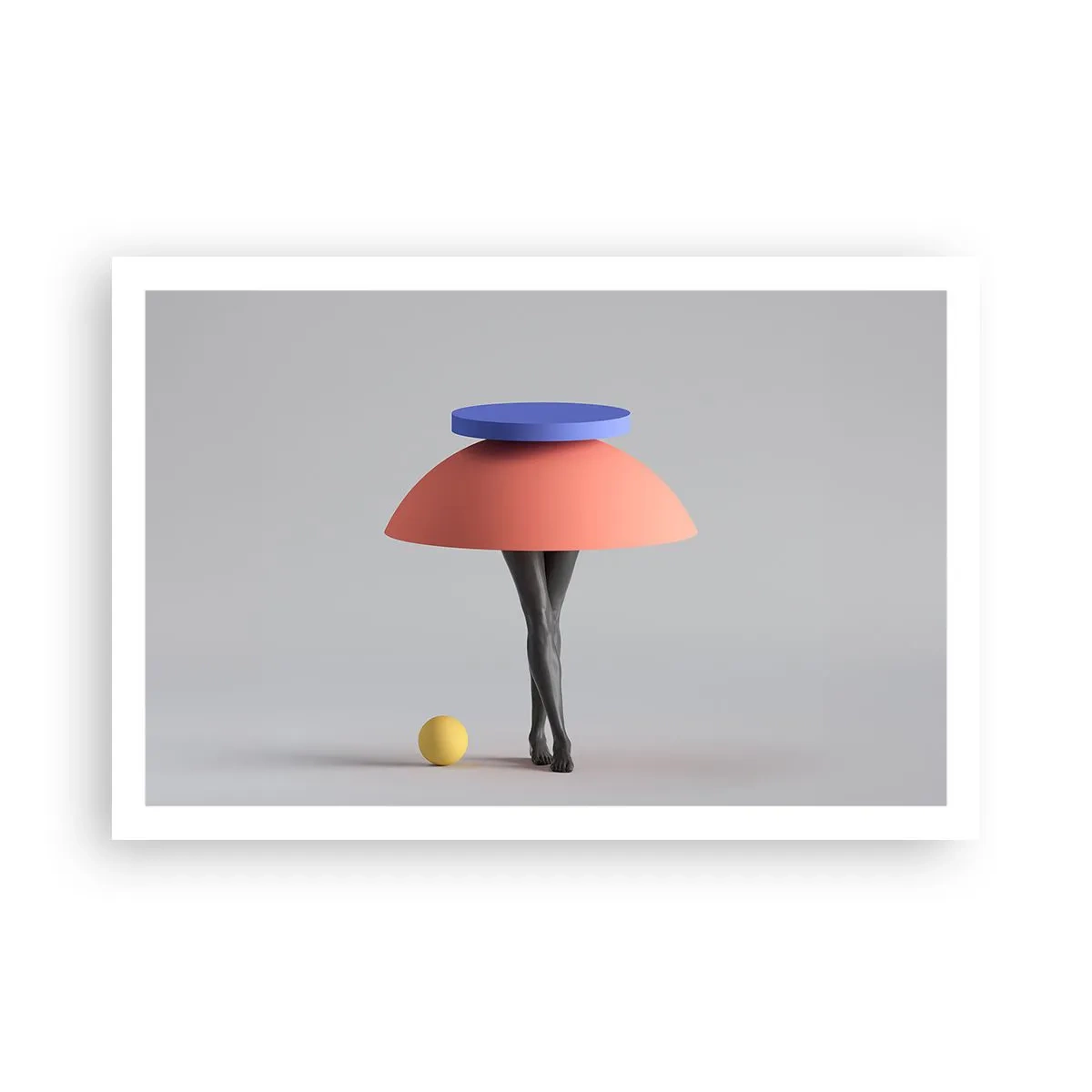 Pôster - Composição surrealista - 91x61 cm