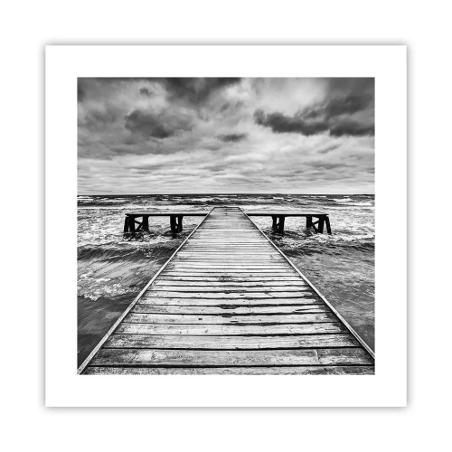 Pôster - Estou à espera do vento, que vai dispersar... - 40x40 cm