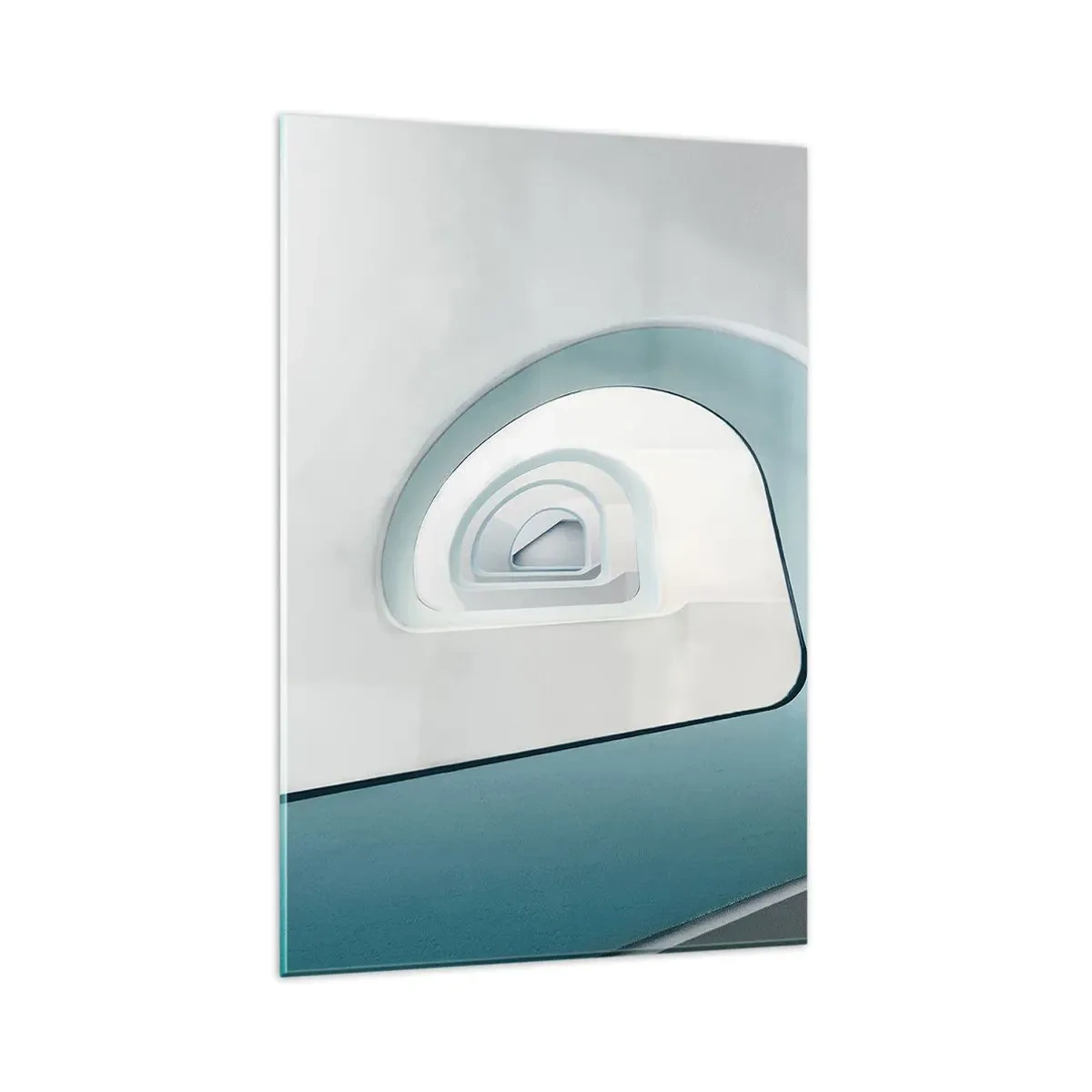 Quadro em vidro - Para o fundo do azul - 80x120 cm