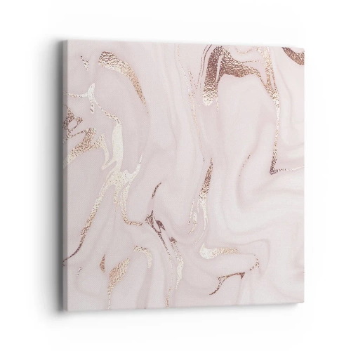 Quadro em tela - Num lenço cor-de-rosa - 40x40 cm