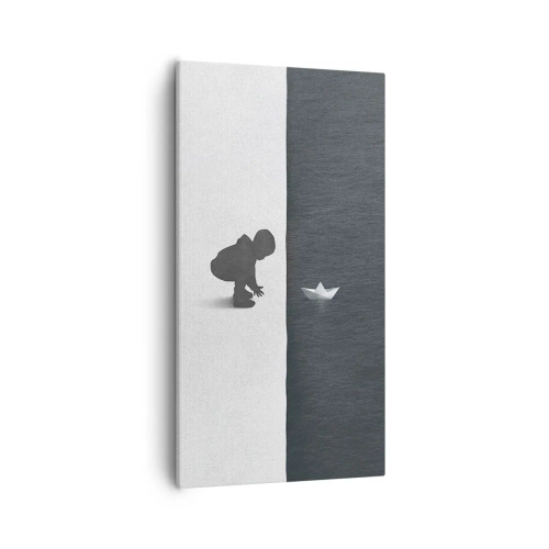 Quadro em tela - Grande expedição - 55x100 cm