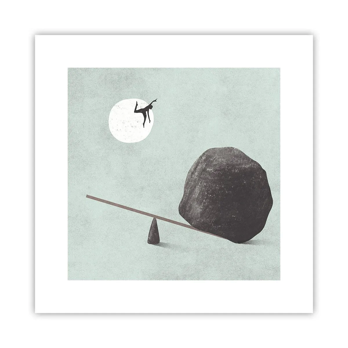 Pôster - Um sonho tornado realidade - 30x30 cm