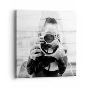 Quadro em tela - Criador e material - 30x30 cm