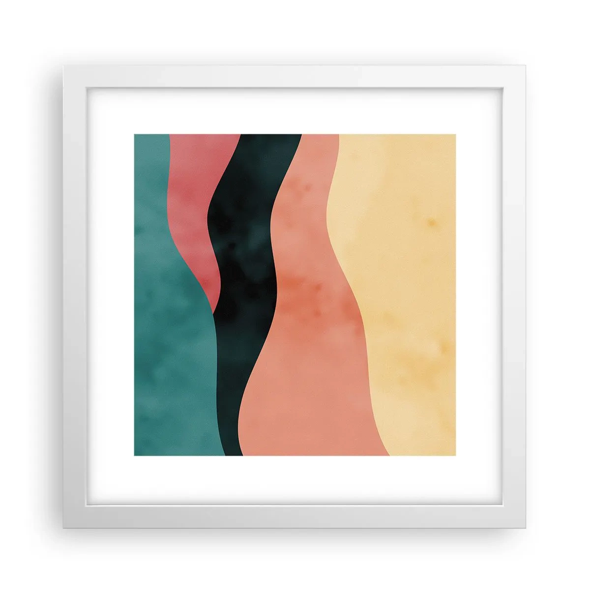 Pôster em moldura branca - Incompatibilidade compatível - 30x30 cm