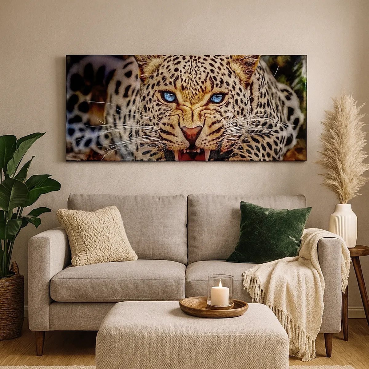 Quadro em tela - A raiva não afeta a beleza - 30x30 cm