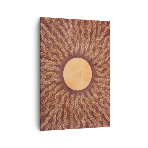 Quadro em tela - Ícone do sol - 70x100 cm