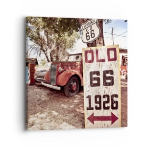 Quadro em tela - A lenda de uma província americana - 30x30 cm