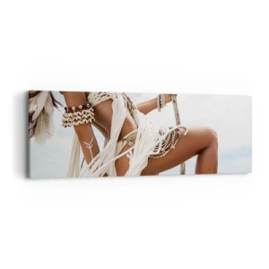 Quadro em tela - Sacerdotisa do Sol - 90x30 cm