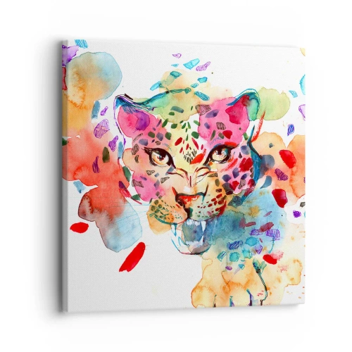 Quadro em tela - A Bela e a Fera - 30x30 cm