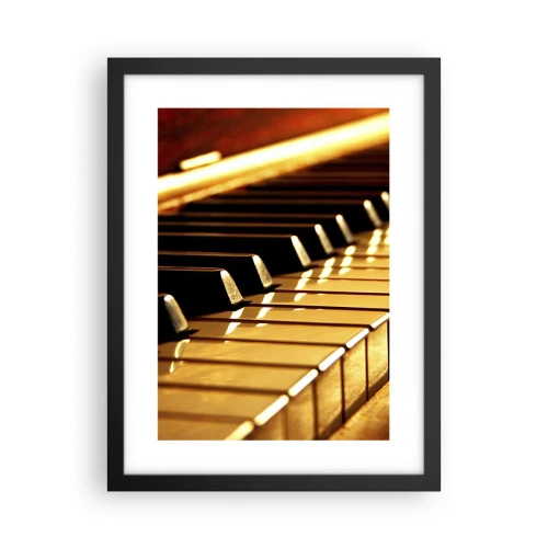 Pôster com moldura preta - Infinitas possibilidades - 30x40 cm