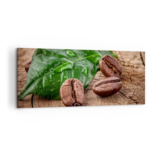 Quadro em tela - Preto e verdadeiro - 100x40 cm