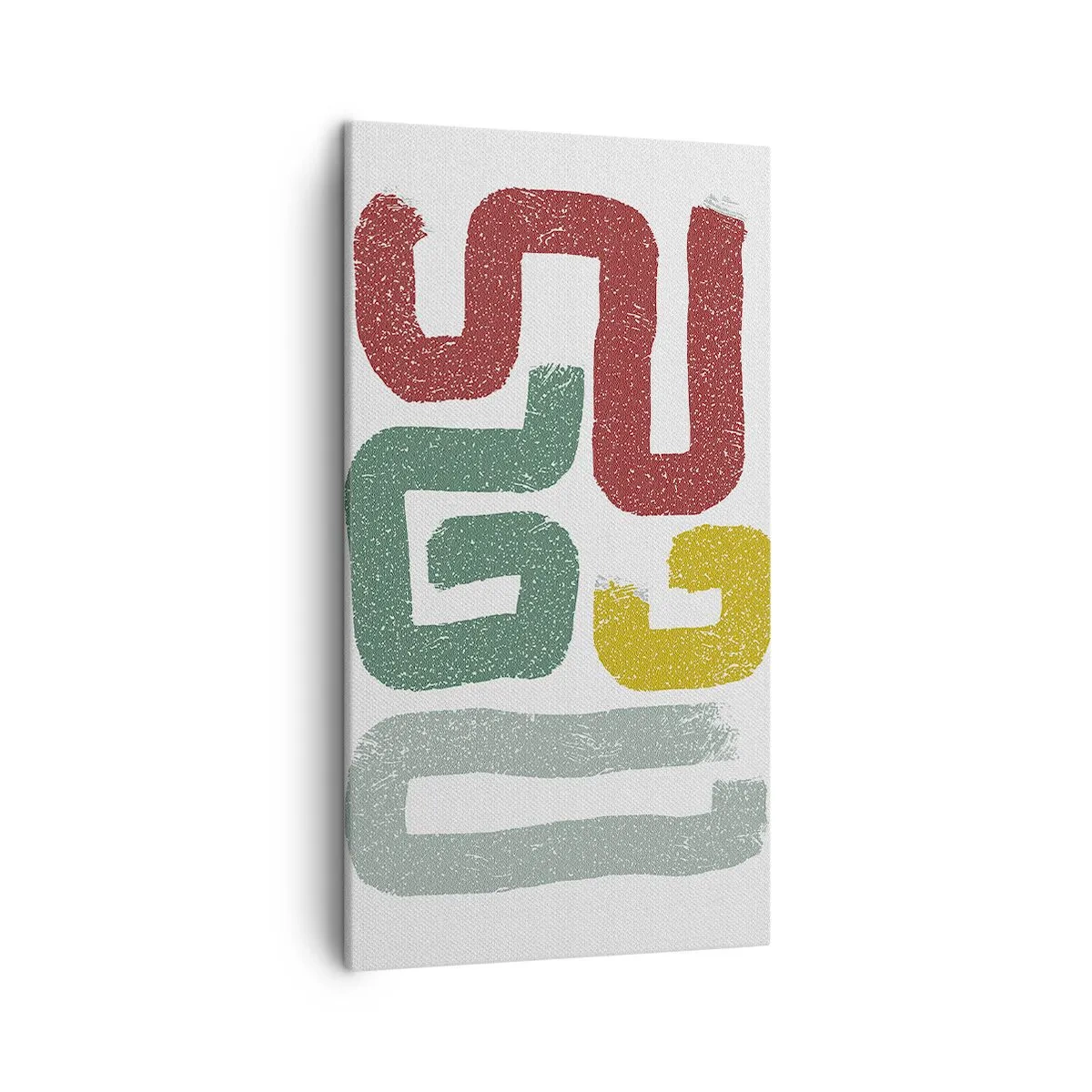 Quadro em tela - Em uma língua desconhecida - 45x80 cm