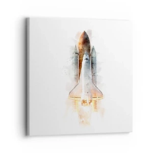 Quadro em tela - Exploradores para iniciantes - 30x30 cm