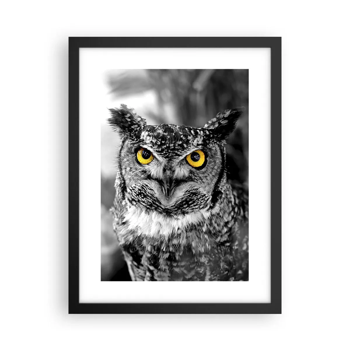 Pôster com moldura preta - Nada pode ser escondido - 30x40 cm