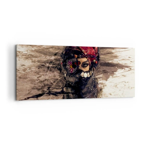 Quadro em tela - Perturbador, para dizer o mínimo - 120x50 cm