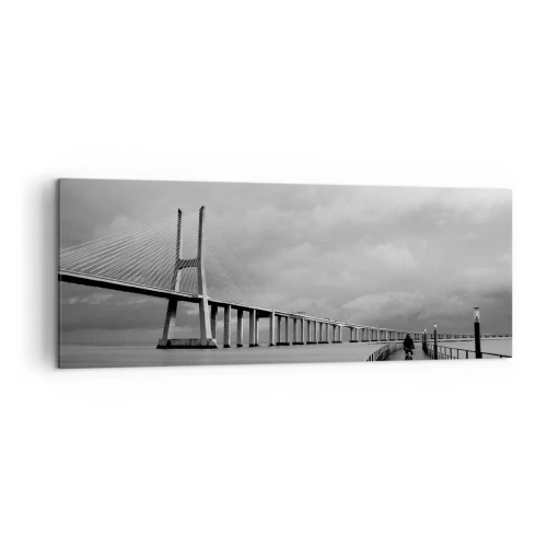 Quadro em tela - Cada um com o que merece - 140x50 cm