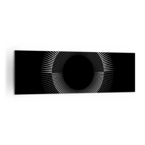 Quadro em tela - Sol preto - 160x50 cm