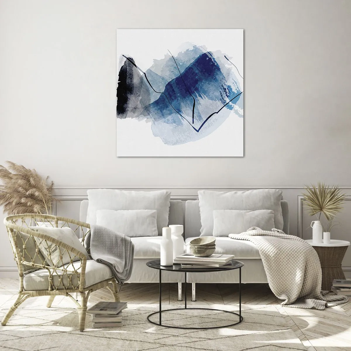 Quadro em vidro - Iceberg - 40x40 cm