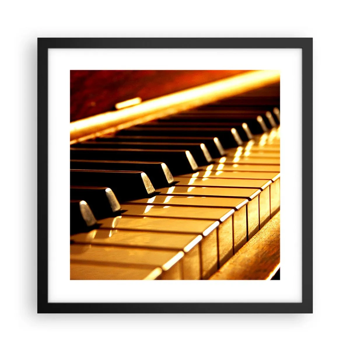 Pôster com moldura preta - Infinitas possibilidades  - 40x40 cm