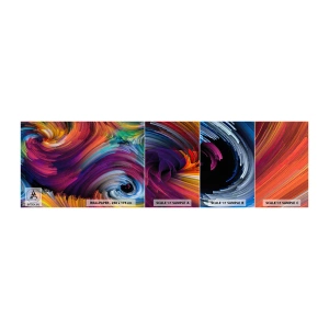 Amostra de papel de parede autocolante Deluxe Sticker - O início de um novo mundo - Abstração, Pedaço, Padrão Moderno - 100x30 cm