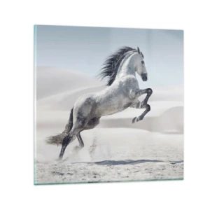 Quadro em vidro - Príncipe árabe - 30x30 cm