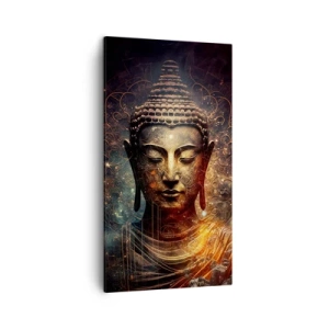 Quadro em tela - Equilíbrio espiritual - 45x80 cm