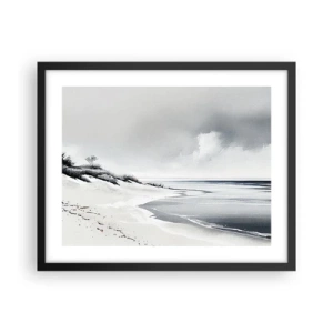 Pôster com moldura preta - Juntos para sempre - 50x40 cm