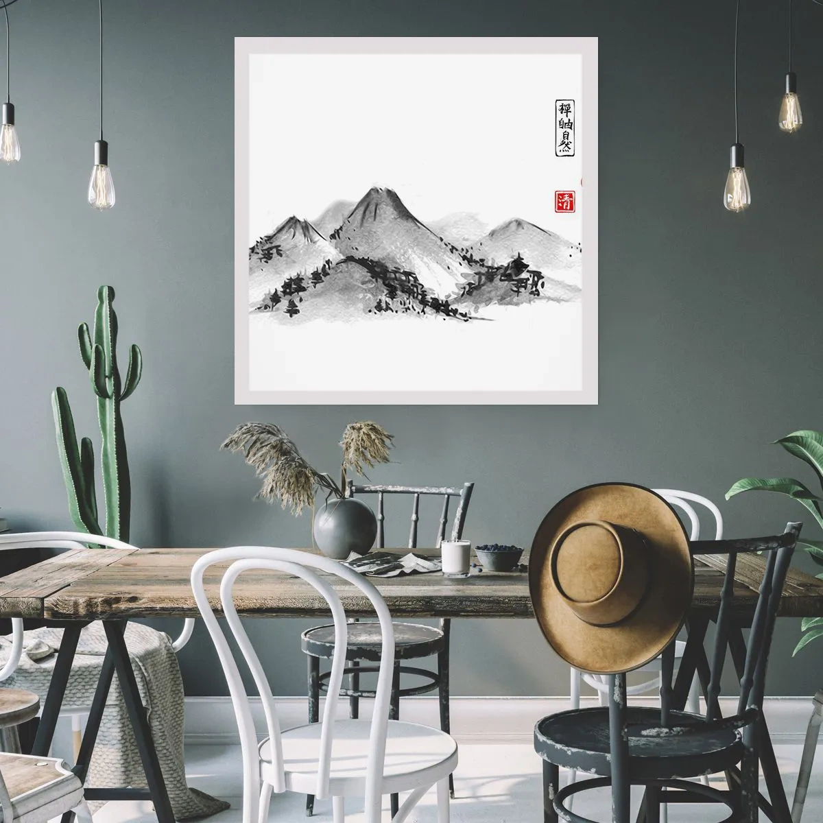 Pôster - Para além do vale - 60x60 cm