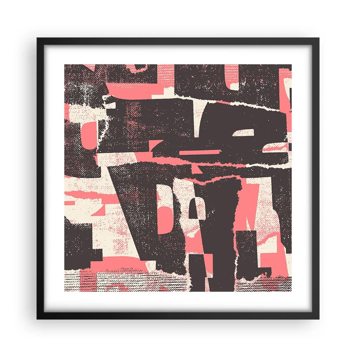 Pôster com moldura preta - Todo esse barulho - 50x50 cm