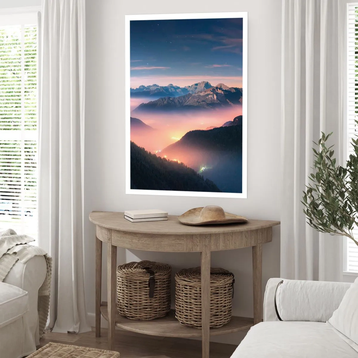 Pôster - Luz nos vales - 40x50 cm