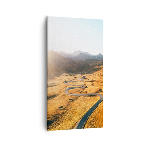 Quadro em tela - No Vale Dourado - 55x100 cm