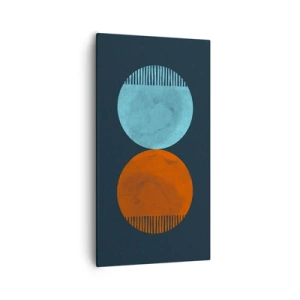 Quadro em tela - Apenas geometria? - 55x100 cm