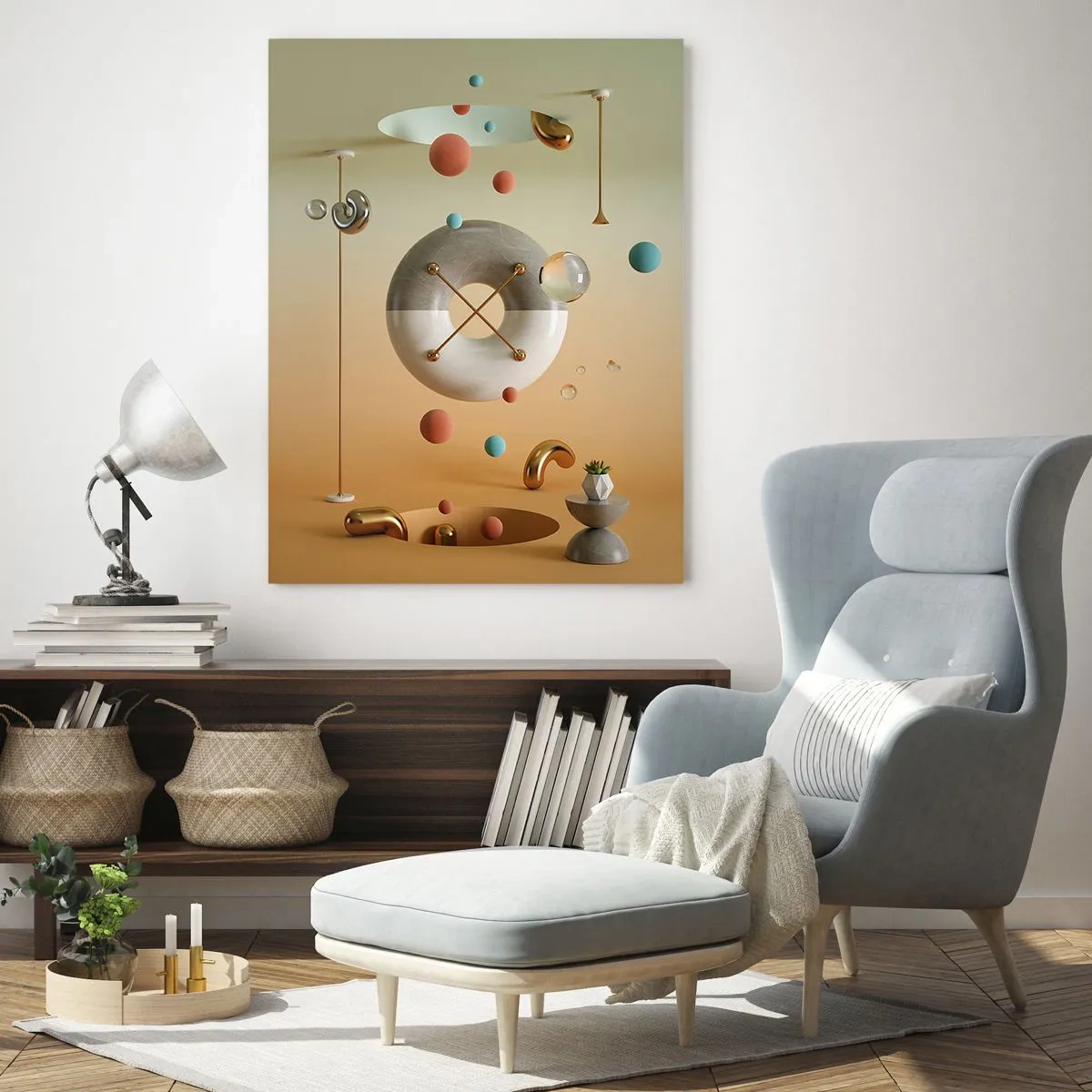 Quadro em vidro - Nada pode acontecer - 50x70 cm