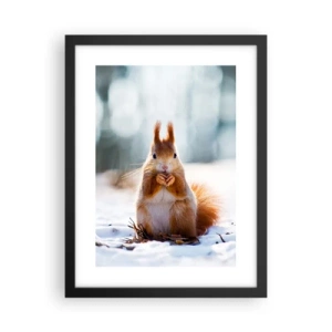 Pôster com moldura preta - Para o que estás a olhar? - 30x40 cm