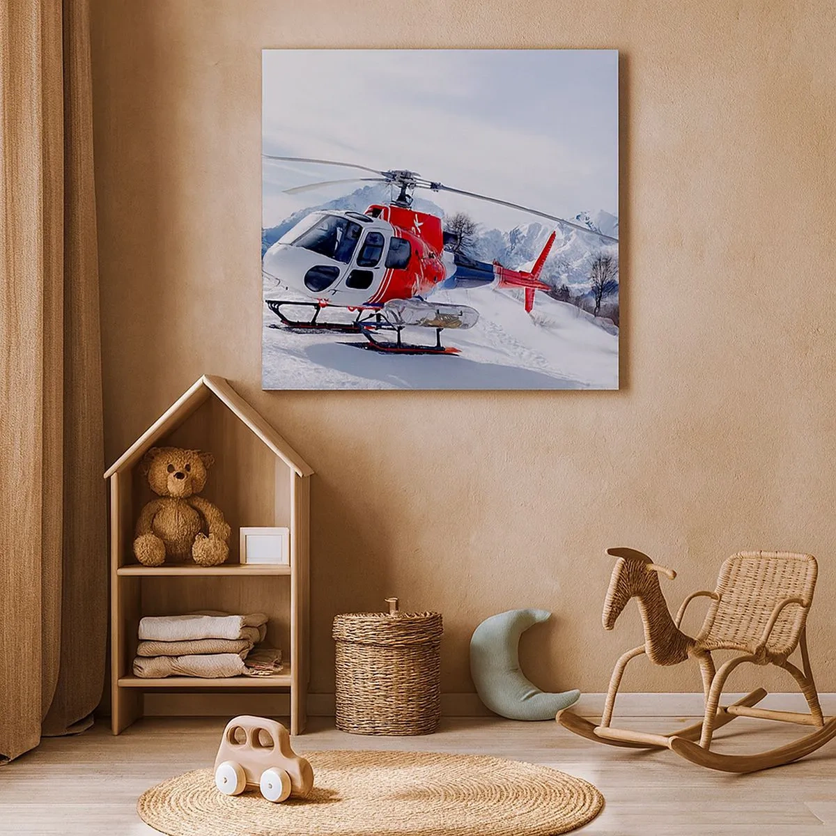 Quadro em tela - Sempre pronto - 30x30 cm