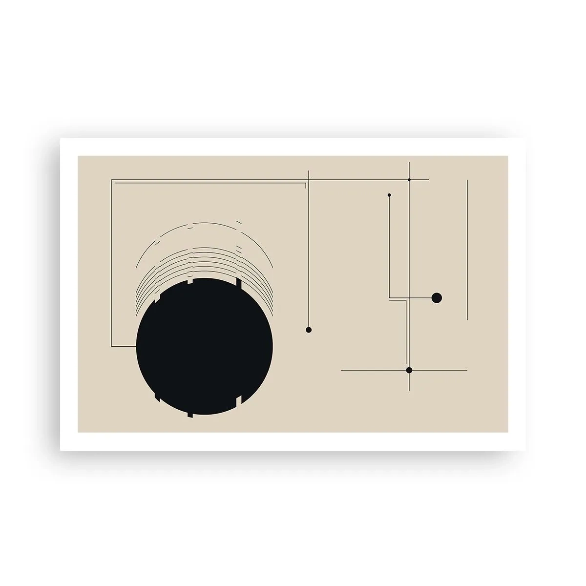 Pôster - Composição flexível e dinâmica - 91x61 cm